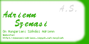 adrienn szenasi business card