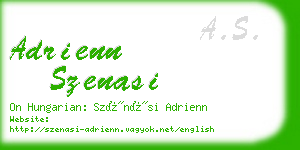 adrienn szenasi business card